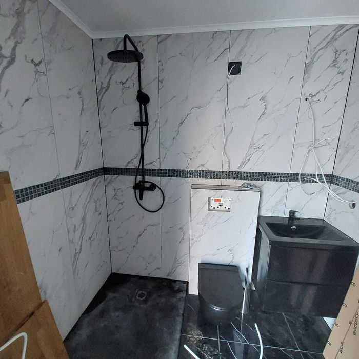 Kontener mieszkalny całoroczny 12x3 łazienka aneks klima fancy