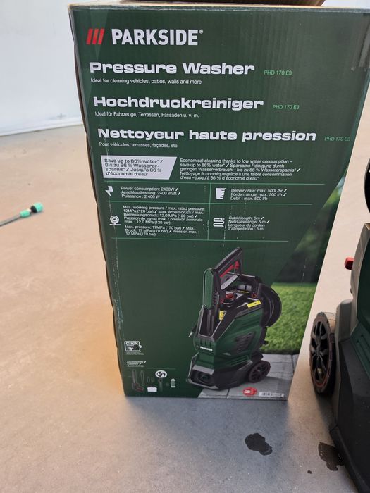 Lavadora parkside 170bar