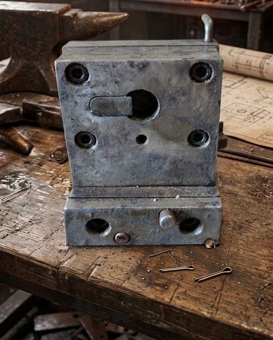 Molde / Matriz Industrial em Aço (Prensa manual, Estampagem, Injeção)