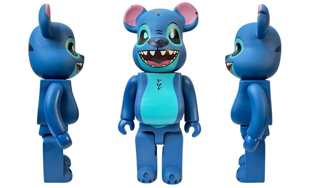 Bearbrick STITCH 28 cm (бірбрік) колекційна іграшка