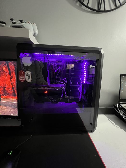 Stanowisko Komputerowe caly zestaw