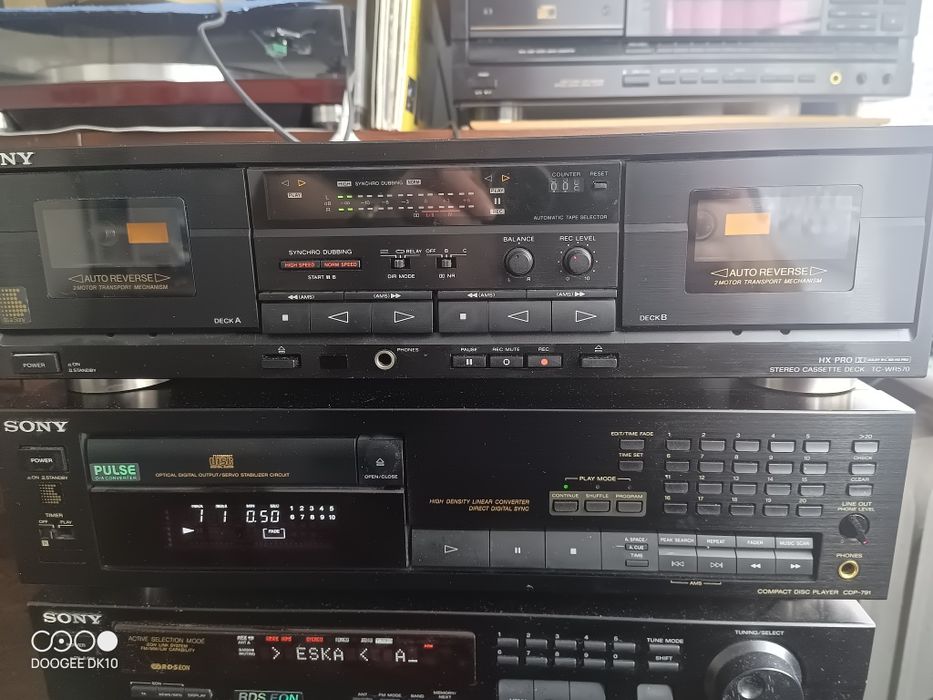 Wieża stereo Sony Wzmak TA-F470 tuner ST-S361 CD-791 DECK TC-WR570