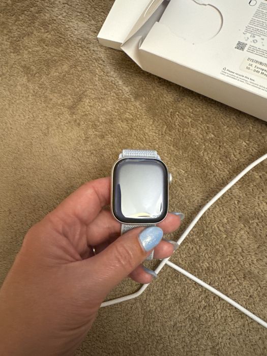 Apple Watch series 10 42 mm silver AI Blue Cloud SL GPS