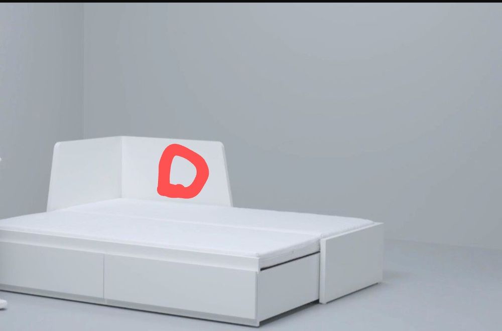 Ліжко односпальне трансформер в двоспальне Ikea FLEKKE