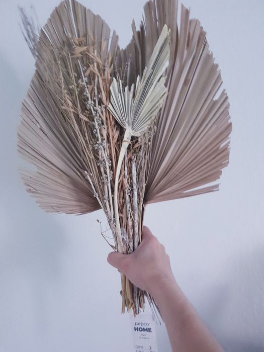 Nowe Suszone kwiaty dekoracja marki Pepco 4 sztuk