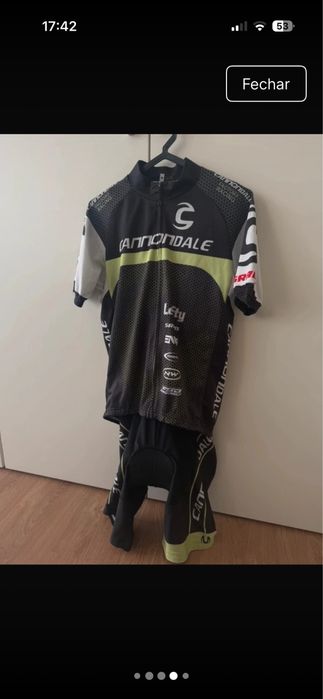 Equipamento ciclismo jersey + calções