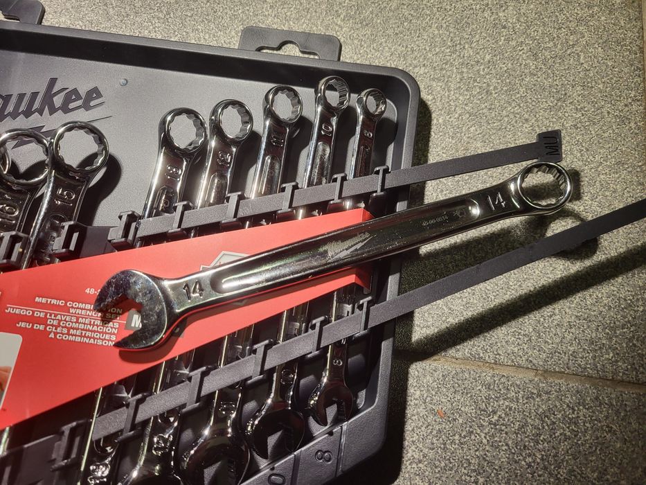 Milwaukee набір ключі max bite 11 шт. Рожково накидних