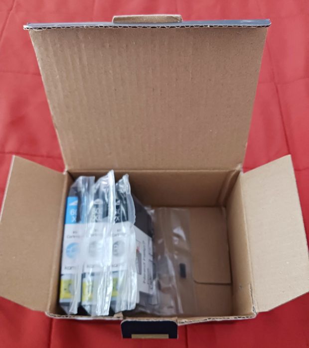Lote 3 Cartuchos de Tinta 603XL Kamo compatíveis com Epson série XP e WF Novos / Selados