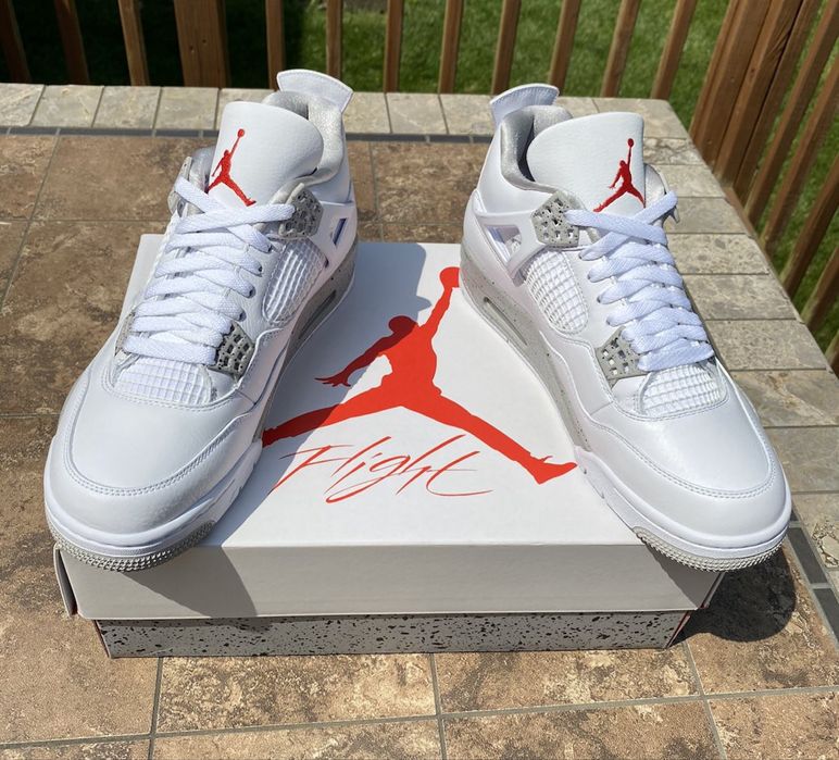 Air Jordan 4 Retro White Oreo Джордан ретро білі орео оригінал