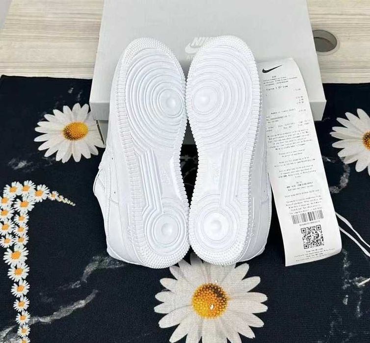 Nike Air Force 1 One All White 38