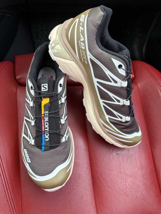 (БЕЗ ПЕРЕДОПЛАТИ)Salomon XT-6 Adv LAB Wren Kangaroo Brown соломон хт-6