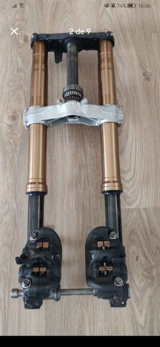 Suspensão invertida completa kawasaki