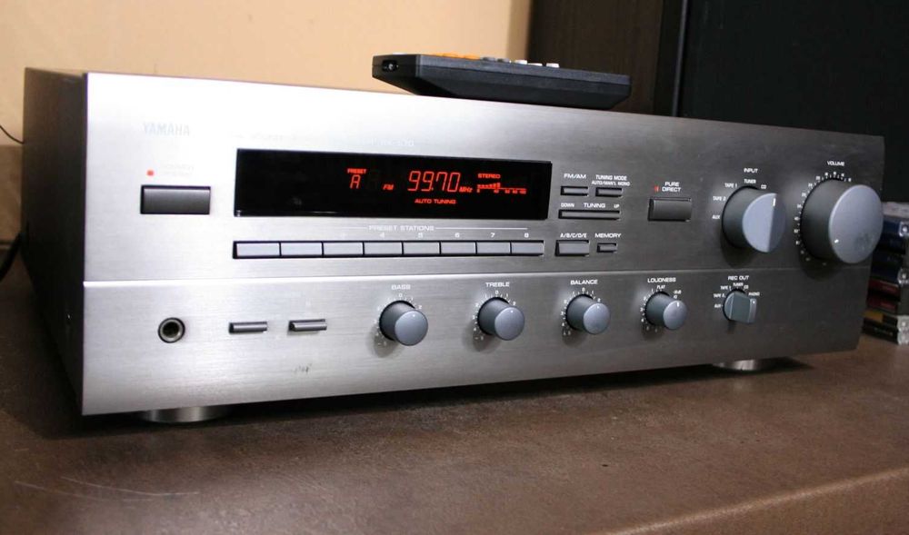 Yamaha RX-570 z Pilotem 2x100W Amplituner Stereo solidny i Zadbany