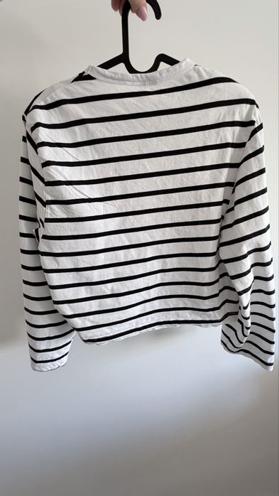 Biała bluzka w paski HM S H&M
