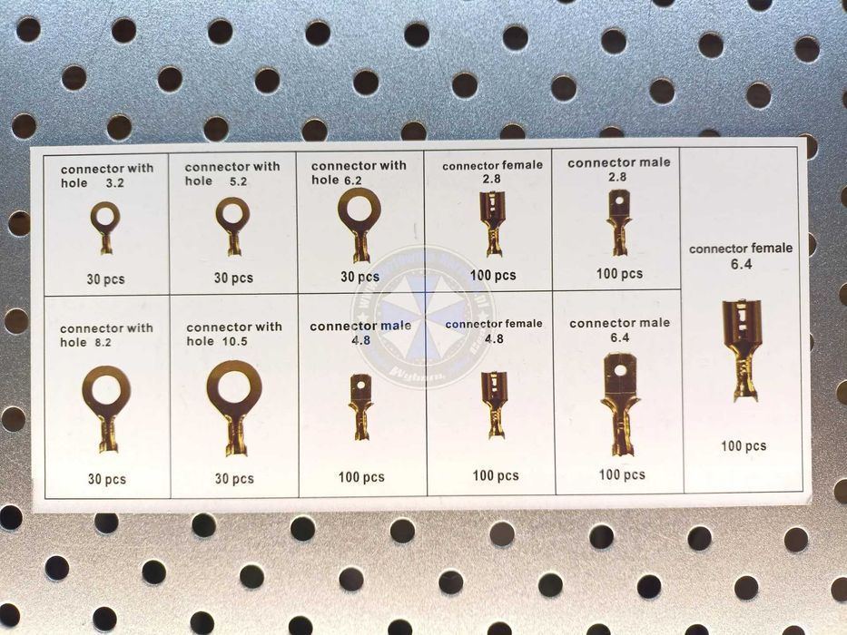 Zestaw konektorów samochodowych kablowych 750szt konektory samochodowe