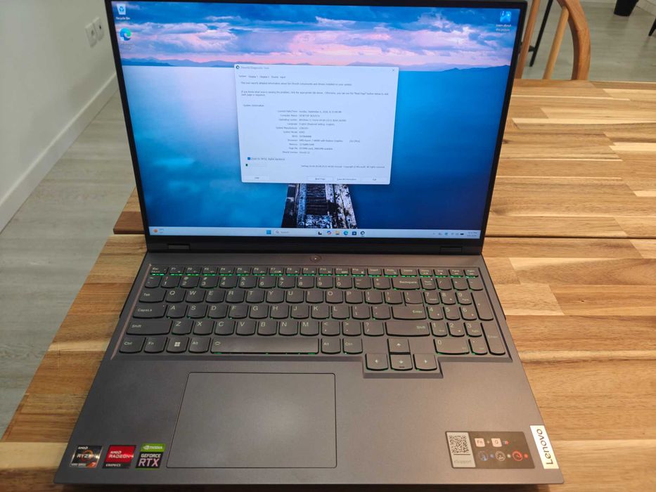 Lenovo Legion 5 Pro 16" | Ryzen 7 6800H | RTX 3070 Ti 8GB | 32GB RAM | 512GB SSD