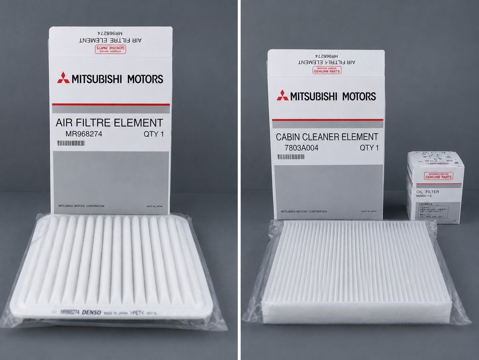 Комплект фільтрів Mitsubishi  Outlander 3, XL, ASX, Pajero,Lancer 2012-2022 MZ690115 MR968274 7803А004
