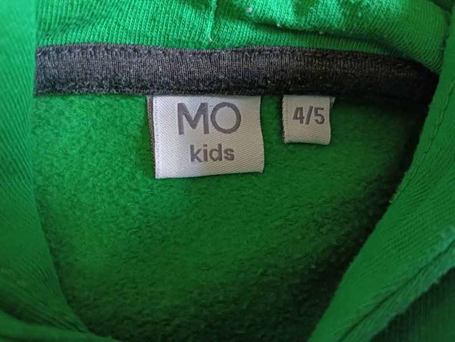 Lote de 2 Sweatshirt com capuz MO+Zippy 4-5 anos