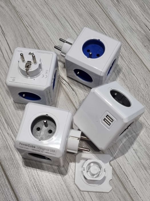 Rozgałęźnik PowerCube Original | 4 sztuki | USB | Kostka