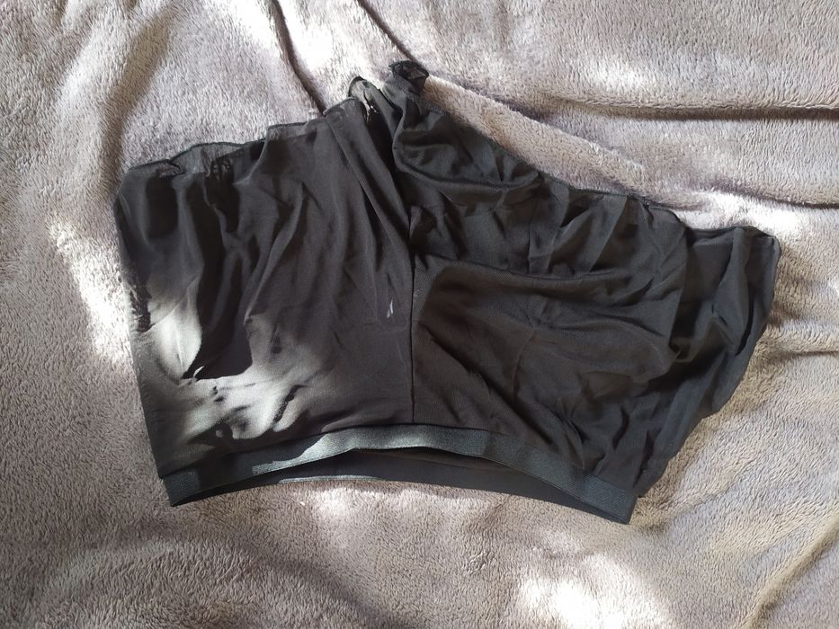 Nowe przeźroczyste damskie krótkie spodenki z majtkami