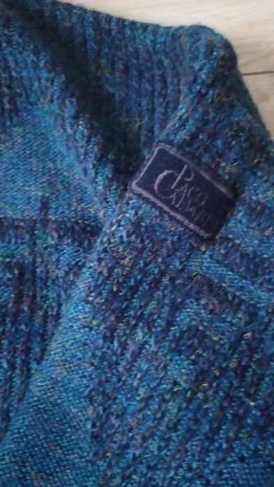 Męski niebieski sweter kardigan Paco Calvari