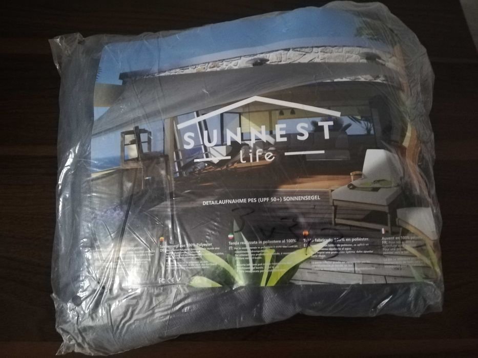 Żagiel Przeciwsłoneczny Sunnnest Life 3x3x3m