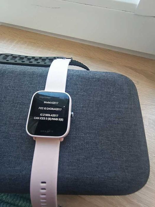 Różowy Smartwatch Amazfit Bip U A2017 1,43" 60 trybów BT pulsoksymetr