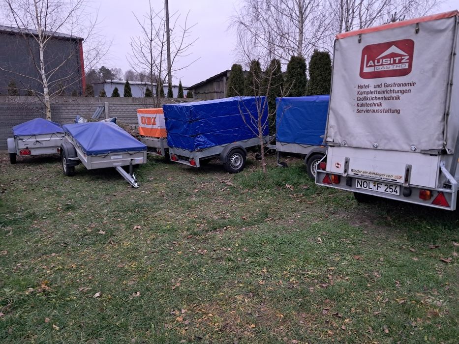 Przyczepka samochodowa lekka dmc 750 kg.