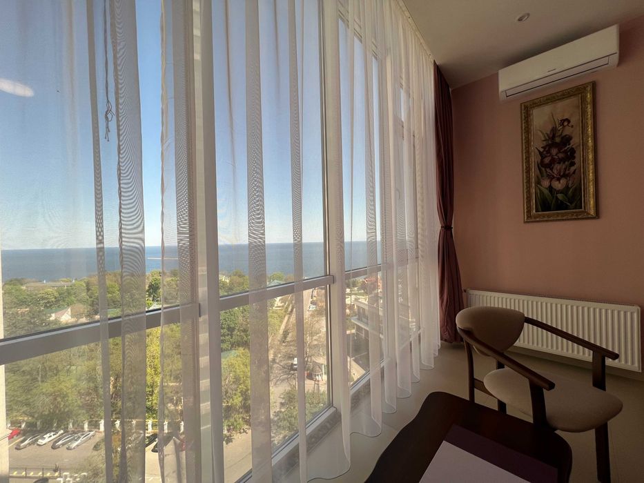 Аренда 3 комнатной квартиры в Аркадии с панорамой моря ЖК Гагаринплаза