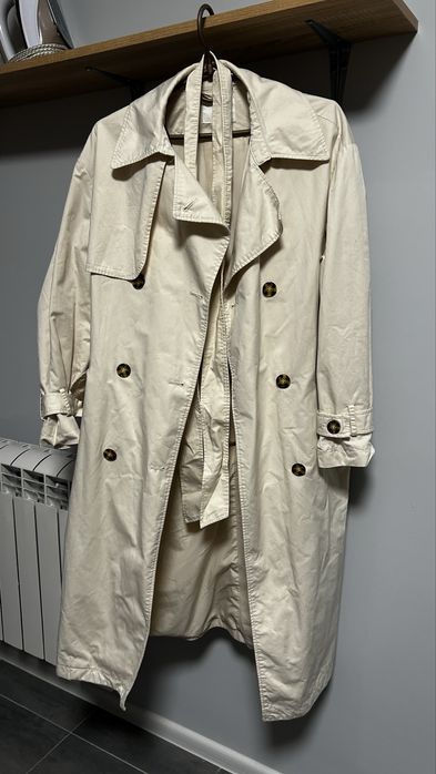 Тренч бежевий h&m