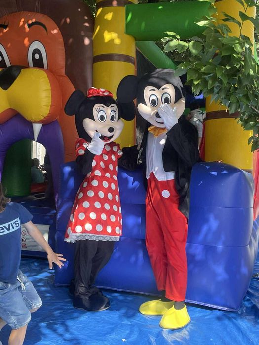 Mascote mickey e minnie