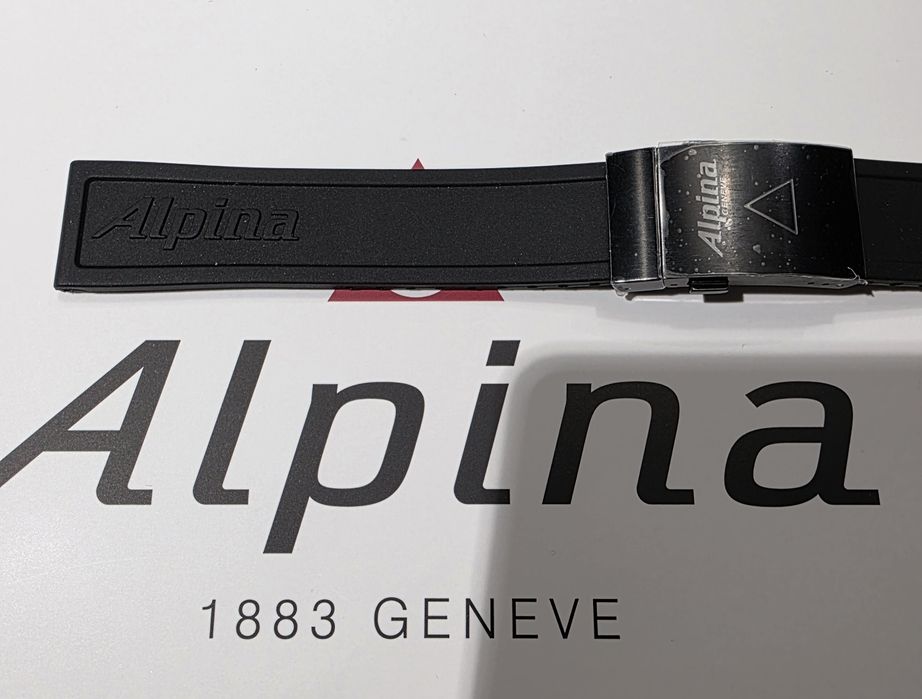 Alpina Geneve NOWY pasek  kauczukowy 22 mm MEGA OKAZJA !!!