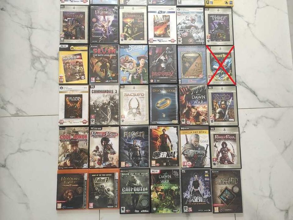 Gry komputerowe i PS3 (wiedźmin, prince of persia, fear, twierdza itd)
