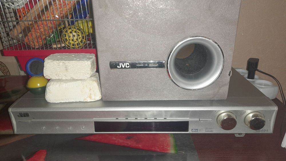 Ресивер с кинотеатром,сабвуфер активный