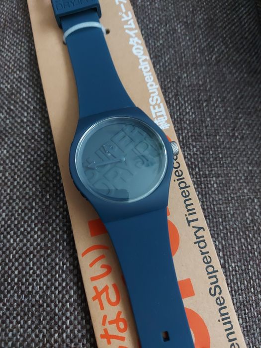 Nowy zegarek superdry unisex granat