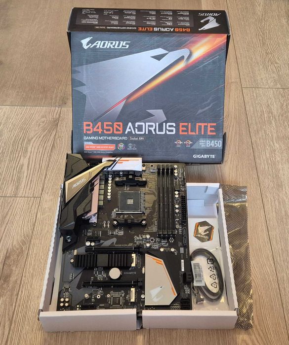 Płyta Główna AM4 Gigabyte B450 Aorus Elite Rev.1.0