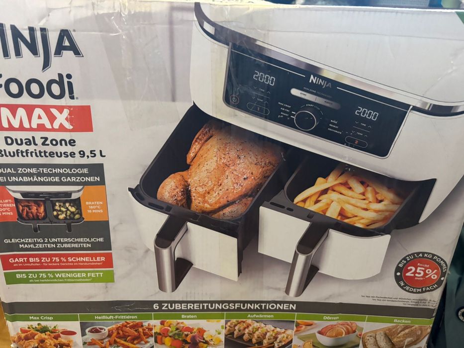 Ninja Foodi Dual Zone frytkownica beztłuszczowa AF300EU