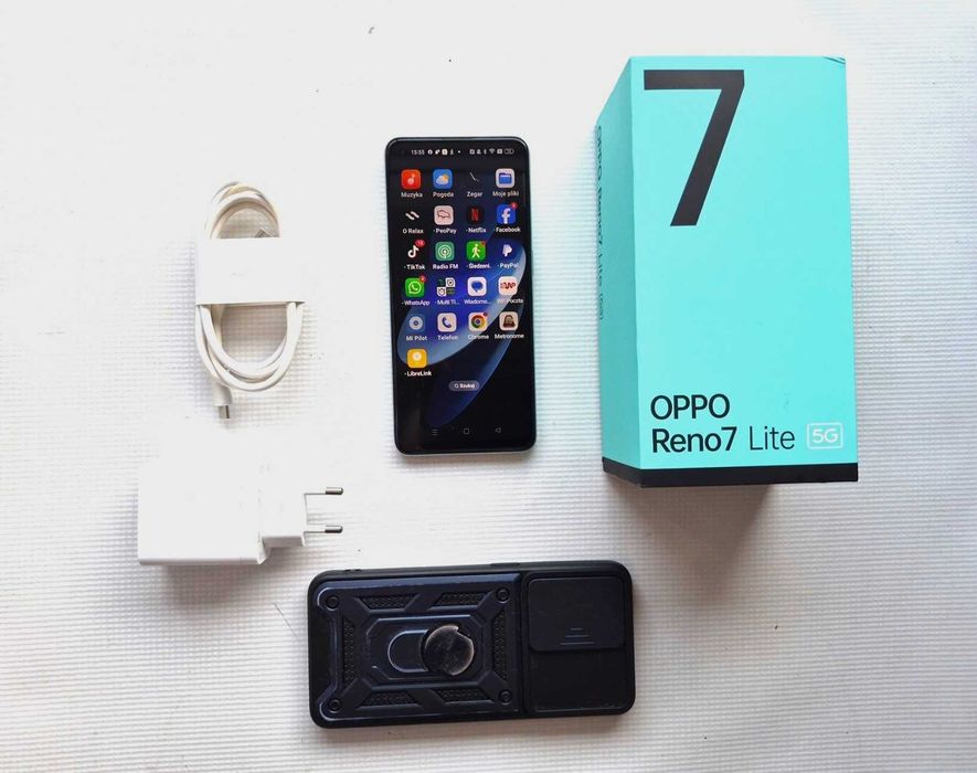 Smartfon Oppo Reno7 Lite 5G 8 GB / 128 GB 5G tęczowy _ stan idealny!