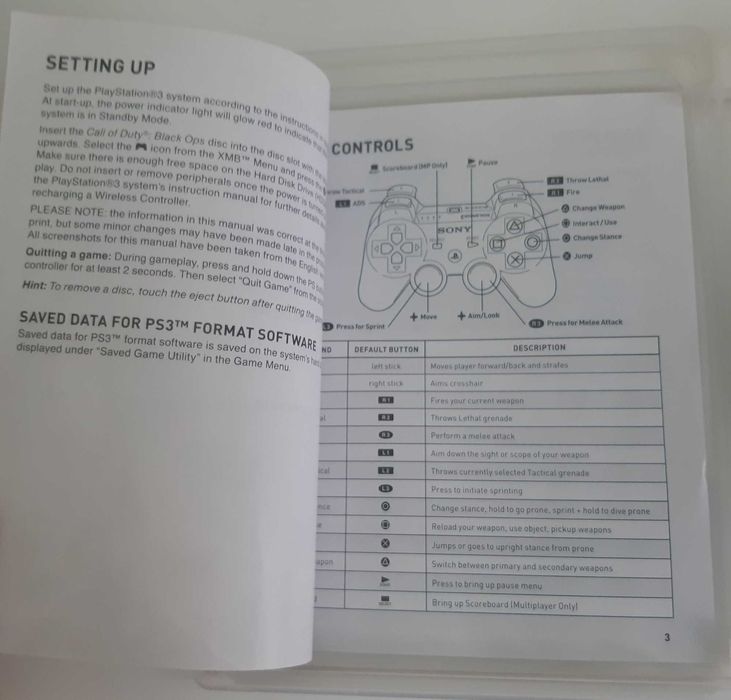 Jogo Original PlayStation 3 PS3 Call of Duty Black Ops