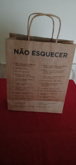 Saco de papel Natura