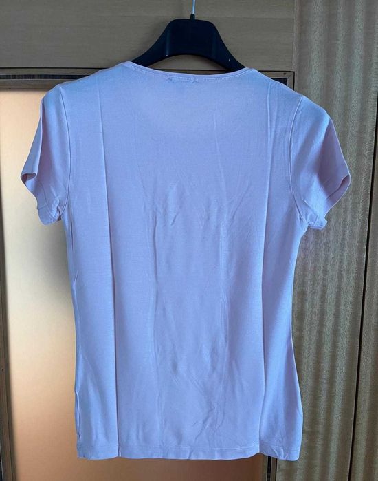T-shirt cor-de-rosa de senhora - Tamanho S