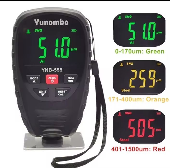 Товщиномір фарби YONOMBO 555R.