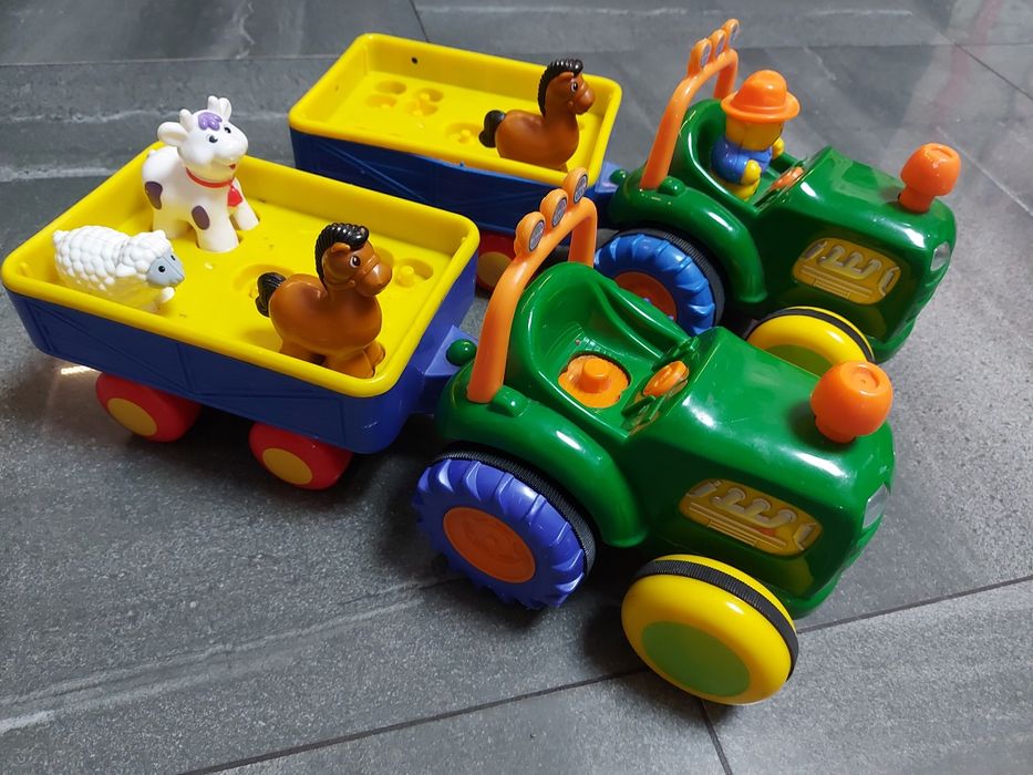 Dwa traktory interaktywne