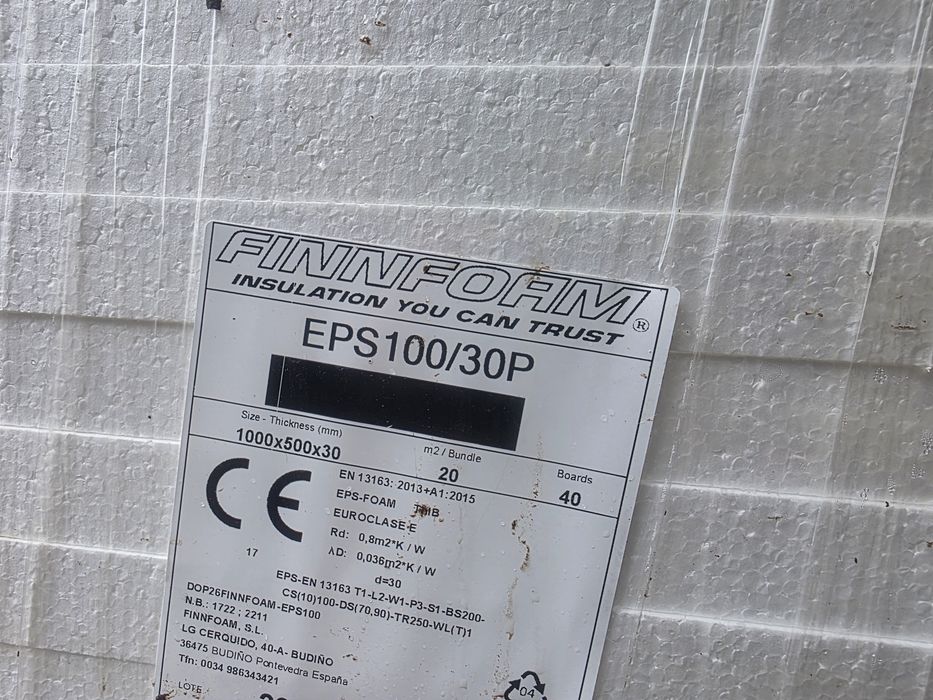 Vendo EPS de 3 cm para sistema de capoto .