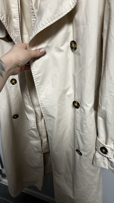 Тренч бежевий h&m