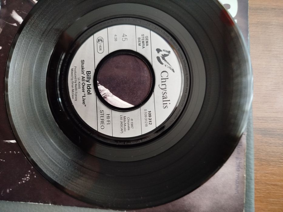 2 single winylowe Billy Idol