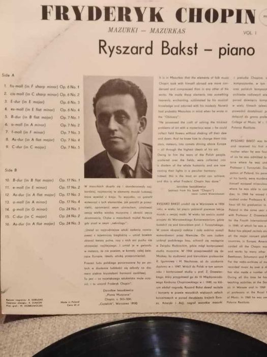 Kolekcja Fryderyka Chopina Mazurki I