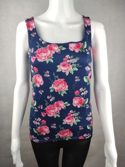 NOWY Damski top bluzka w kwiaty rozmiar M