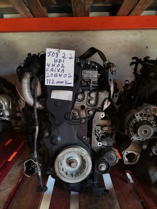 MOTOR PEUGEOT 508 2.2 HDI REF 4H02, COM GARANTIA.