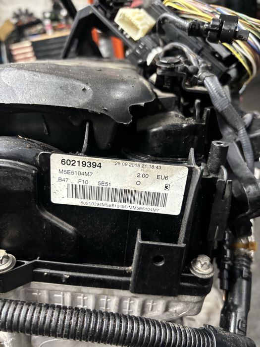 Motor B47D20A F10 F30 BMW